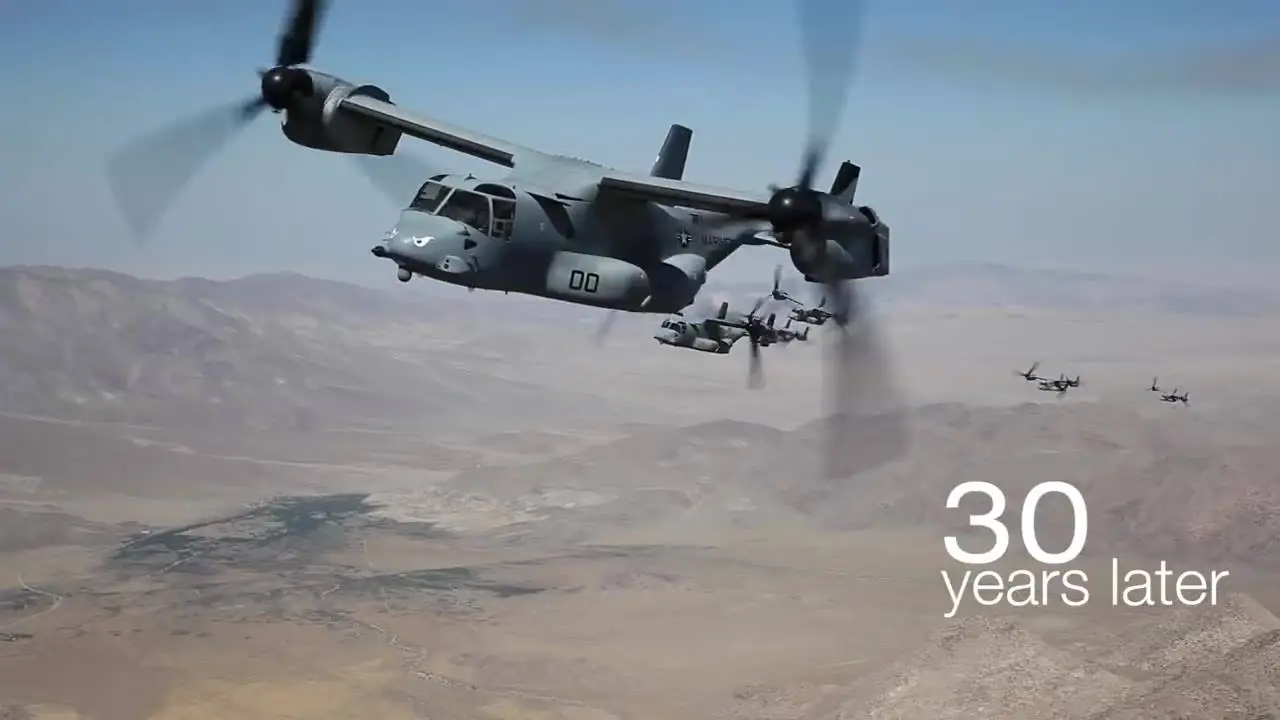 Bell Boeing V-22 Osprey Marks Three Decades of Transforming Military Aviation