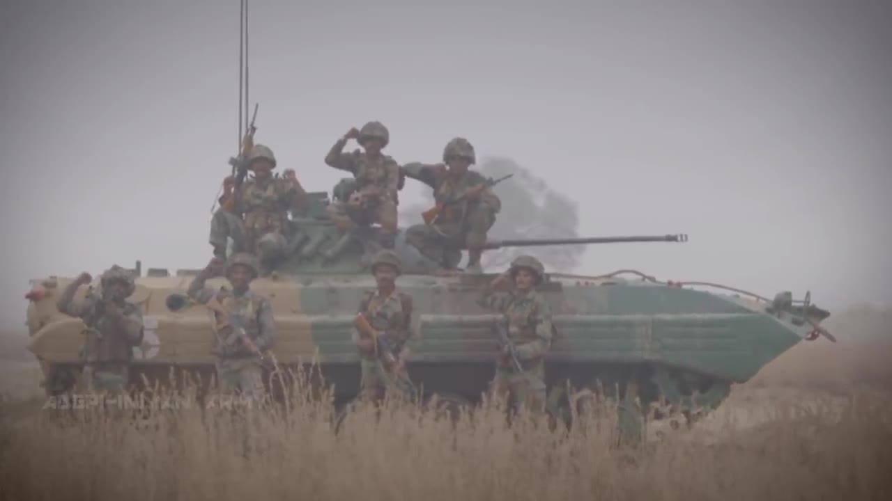 Indian Army BMP-2 Sarath Infantry Combat Vehicles