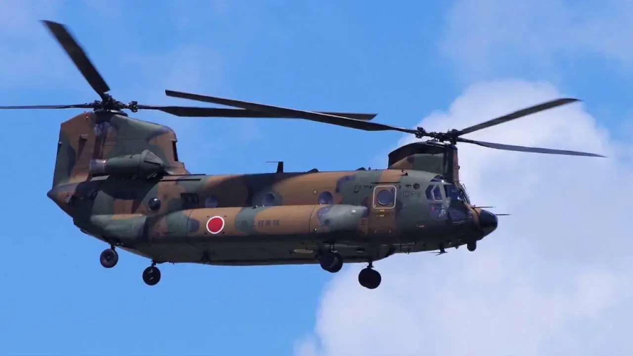 Japan Self-Defense Force CH-47J Medium-Transport Helicopter