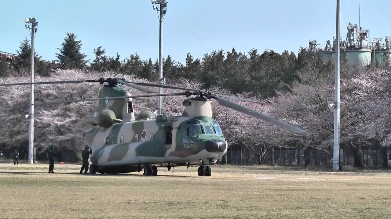 Japan Self-Defense Force CH-47J Medium-Transport Helicopter