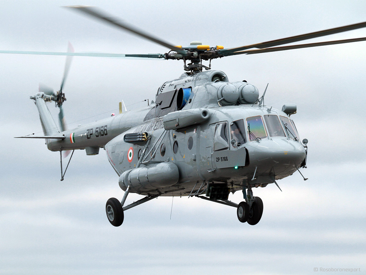Mil Mi-17V-5 military transport helicopters