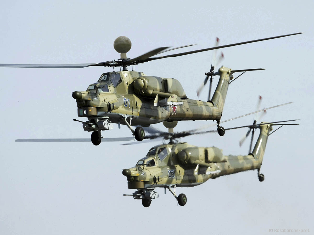 Mi-28NE Attack helicopter
