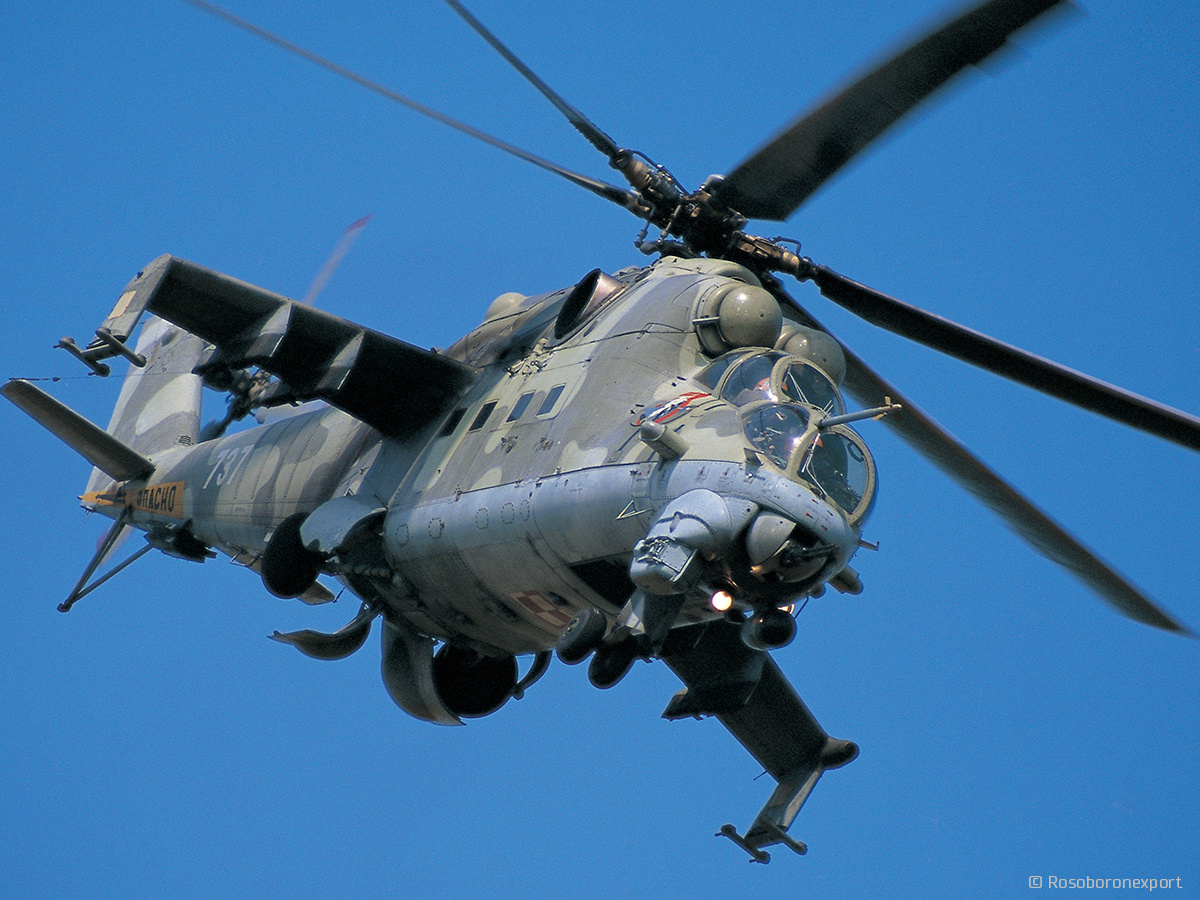 Mi-35M Transport/attack helicopter