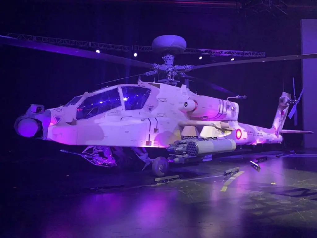 Qatar Emiri Air Force Received First AH-64E Apache Guardian Attack Helicopters