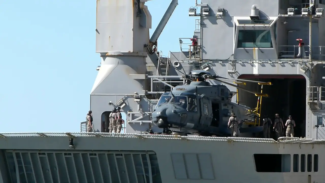 Royal New Zealand Air Force NH90 Medium Military Helicopter
