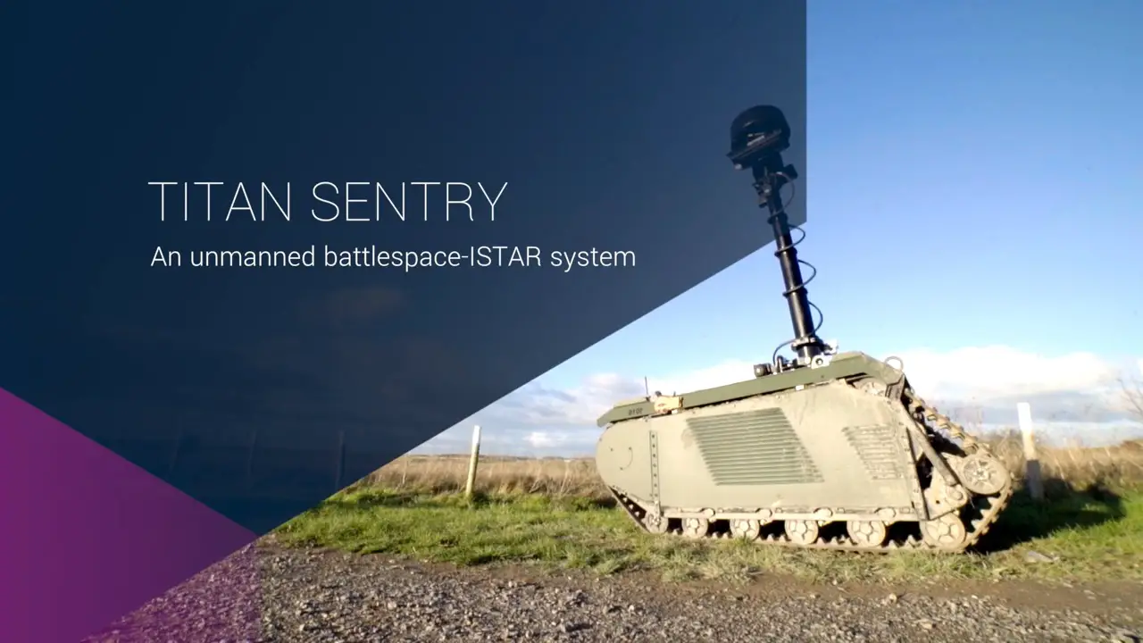 TITAN Sentry and Strike Modular Unmanned Ground Vehicle