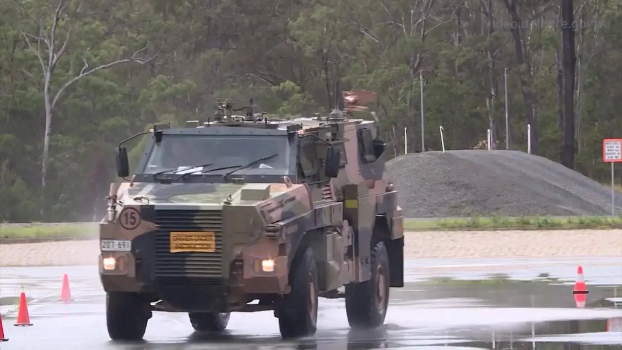Fiji Military get trained on the Bushmaster