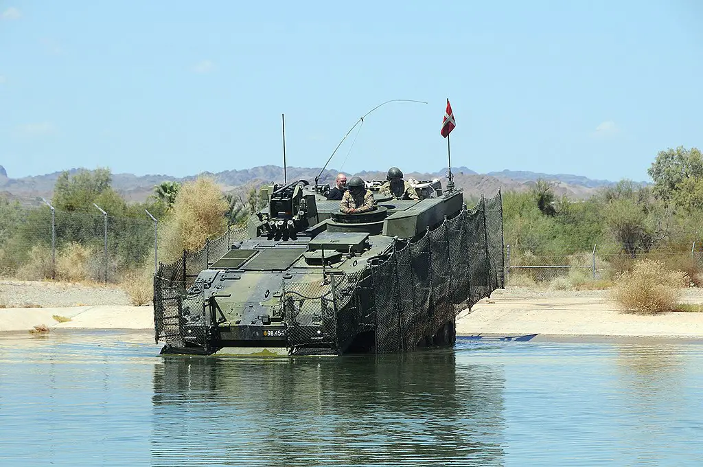 Royal Danish Army Piranha V Infantry Fighting Vehicle conducts testing at Yuma Proving Ground
