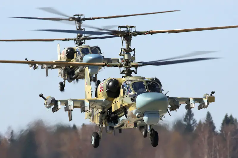 Russian Defence Ministry Upgrading Ka-52 Aligator Combat Helicopters