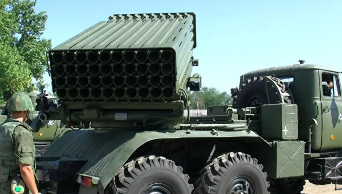 Tornado-G Multiple Launch Rocket System (MLRS)
