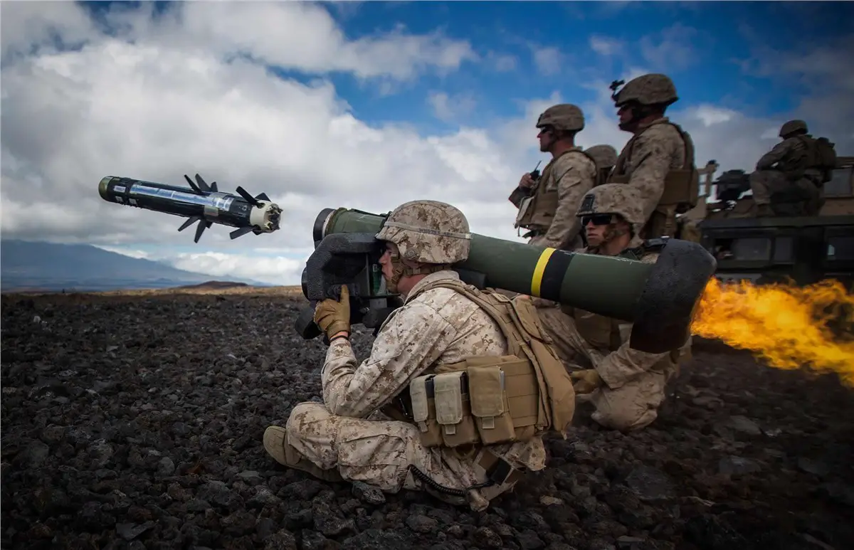  Javelin Guided Missiles