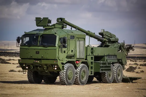 Brazilian Army Selects Elbit Systems ATMOS 155mm Self-propelled Howitzers