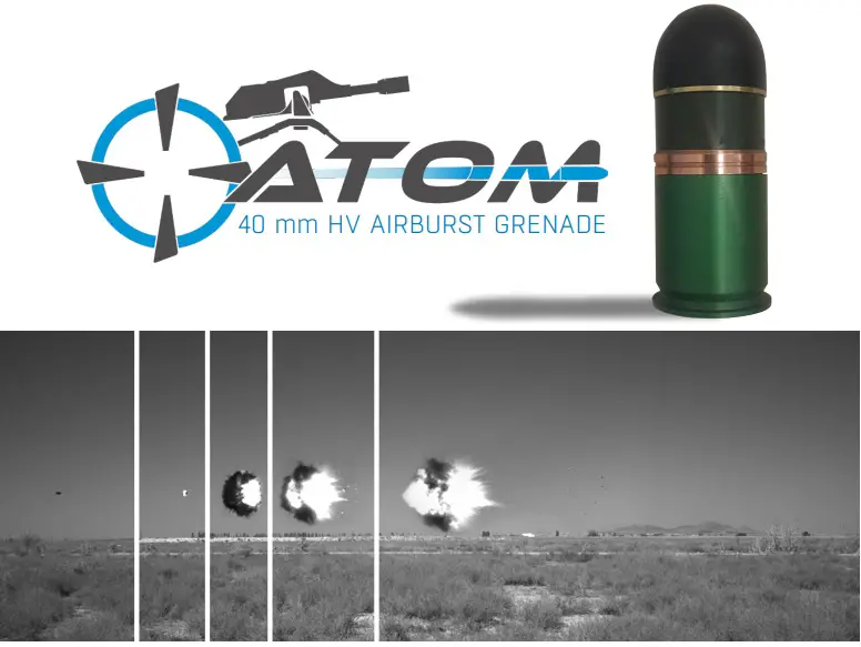 Aselsan develops Atom 40 mm high-velocity air bursting munition (HV ABM)