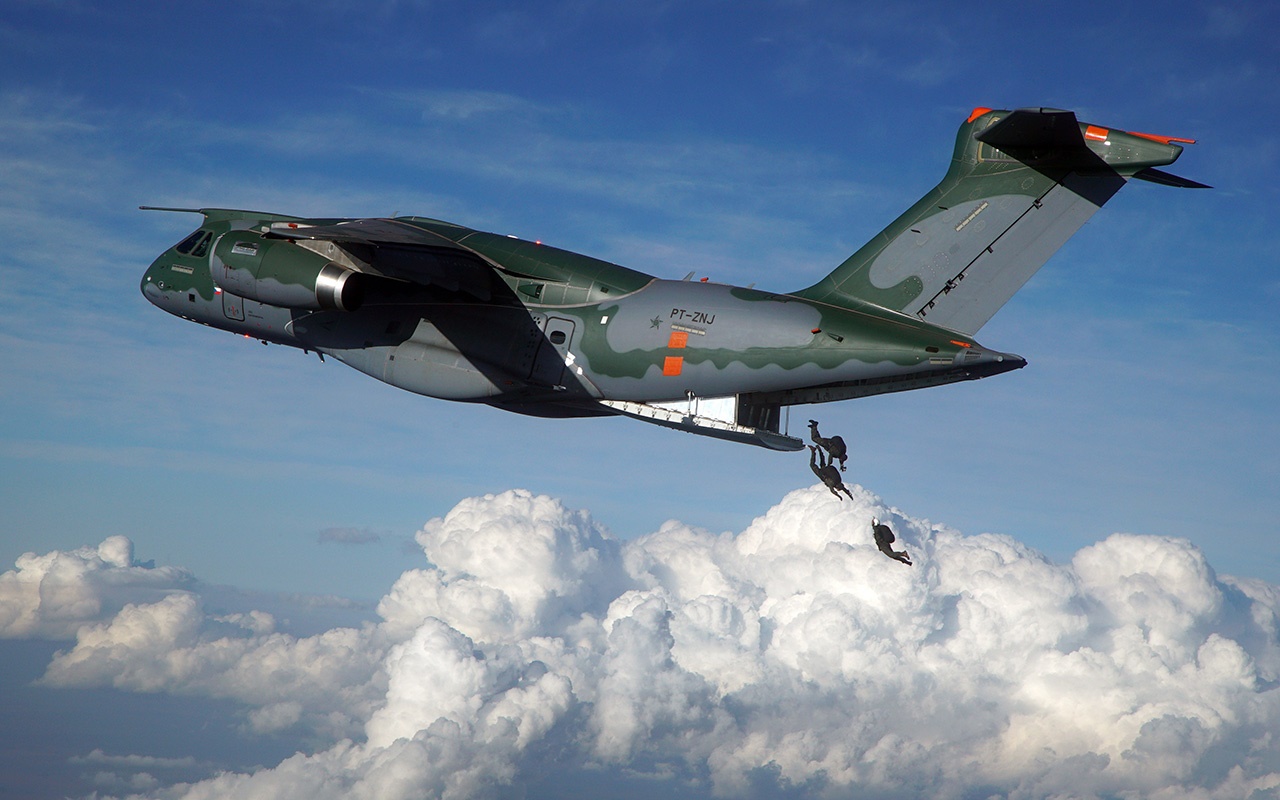 Embraer KC-390 military transport aircraft