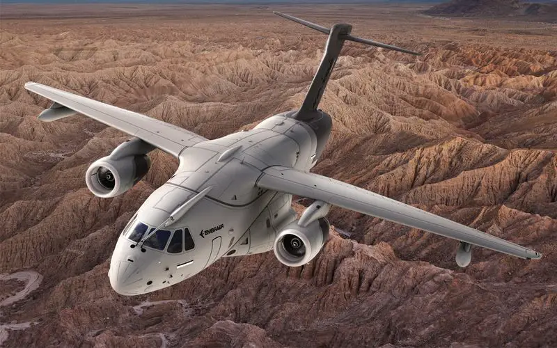 Embraer C-390 Millennium medium-size, twin-engine, jet-powered military transport aircraft
