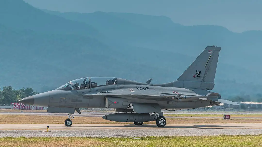Royal Thai Air Force T-50TH Golden Eagle supersonic advanced jet trainer
