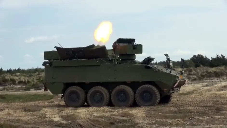 Royal Danish Army Piranha 5 Advanced Automated Autonomous Mortar System