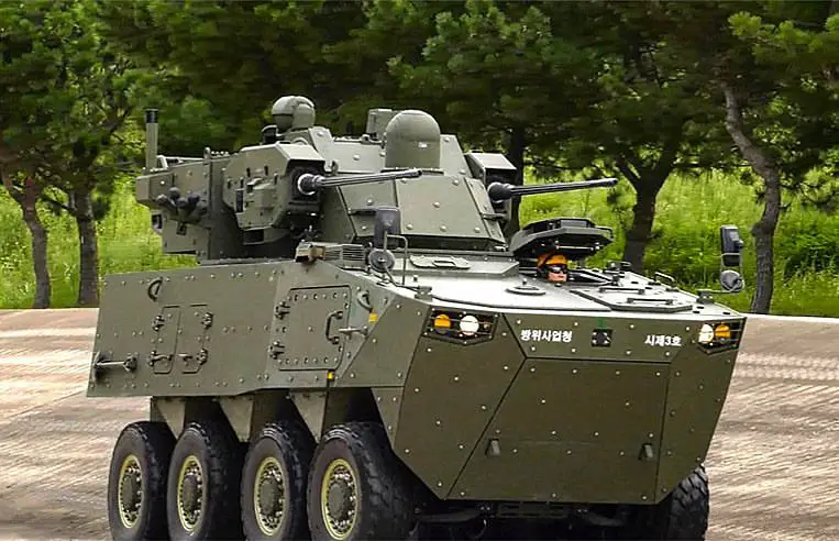 Hanwha Defense Anti-Aircraft Gun Wheeled Vehicle System (AAGW)