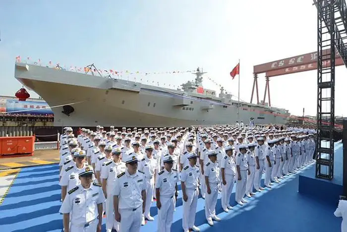 China Launches First Home-Made Amphibious Assault Ship