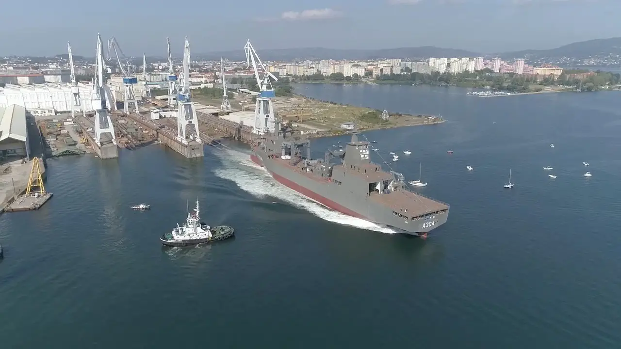 Navantia Launched HMAS Stalwart (A304)