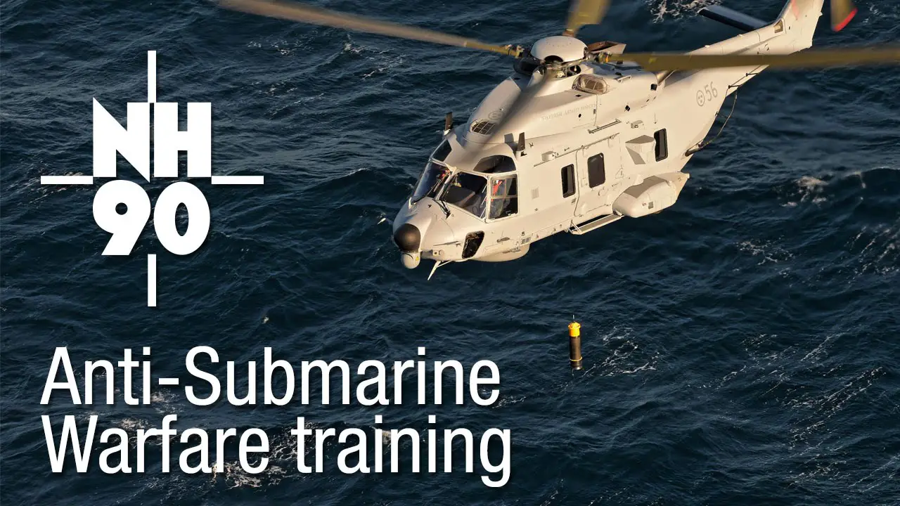 Sweden NH90 Anti-Submarine Warfare training
