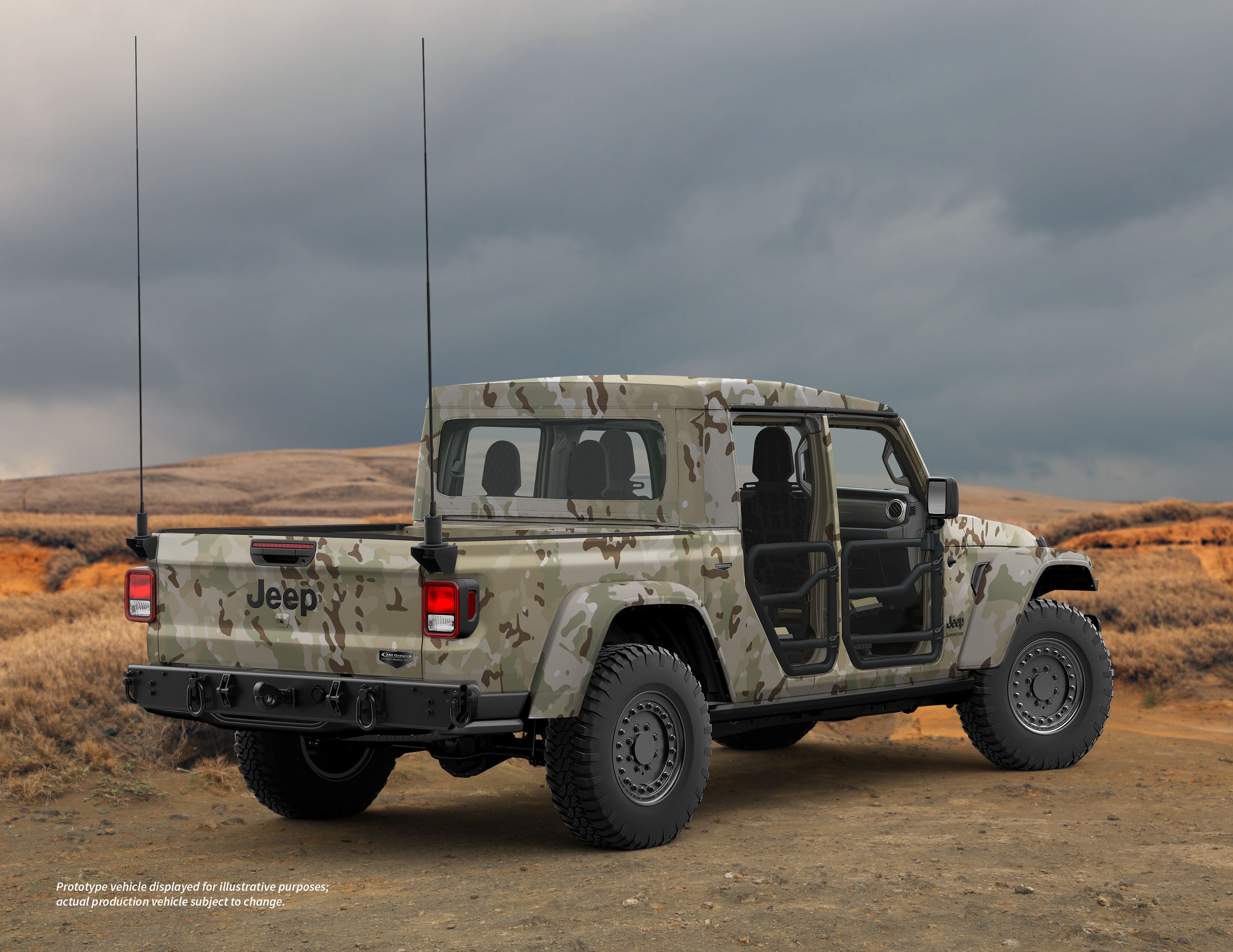 AM General Jeep Gladiator XMT Light Tactical Concept Vehicle