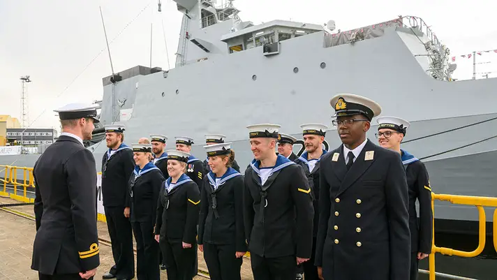 HMS SPEY named at official ceremony