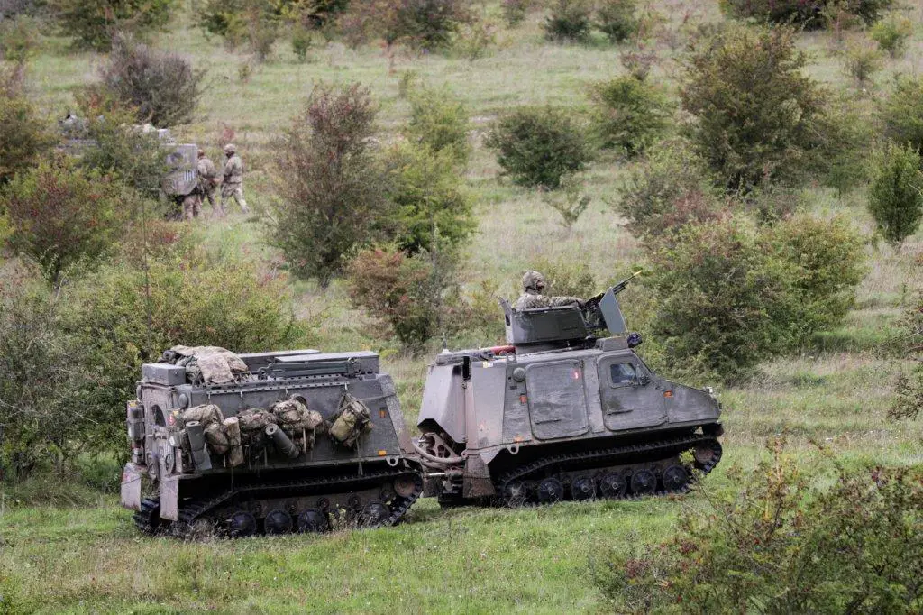 Royal Marines Unleash Heavy Weapons During Salisbury Plain Battle