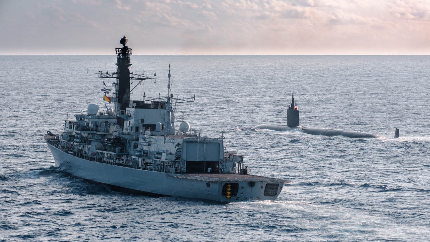 Royal Navy Experts Go On North Atlantic Sub Hunt