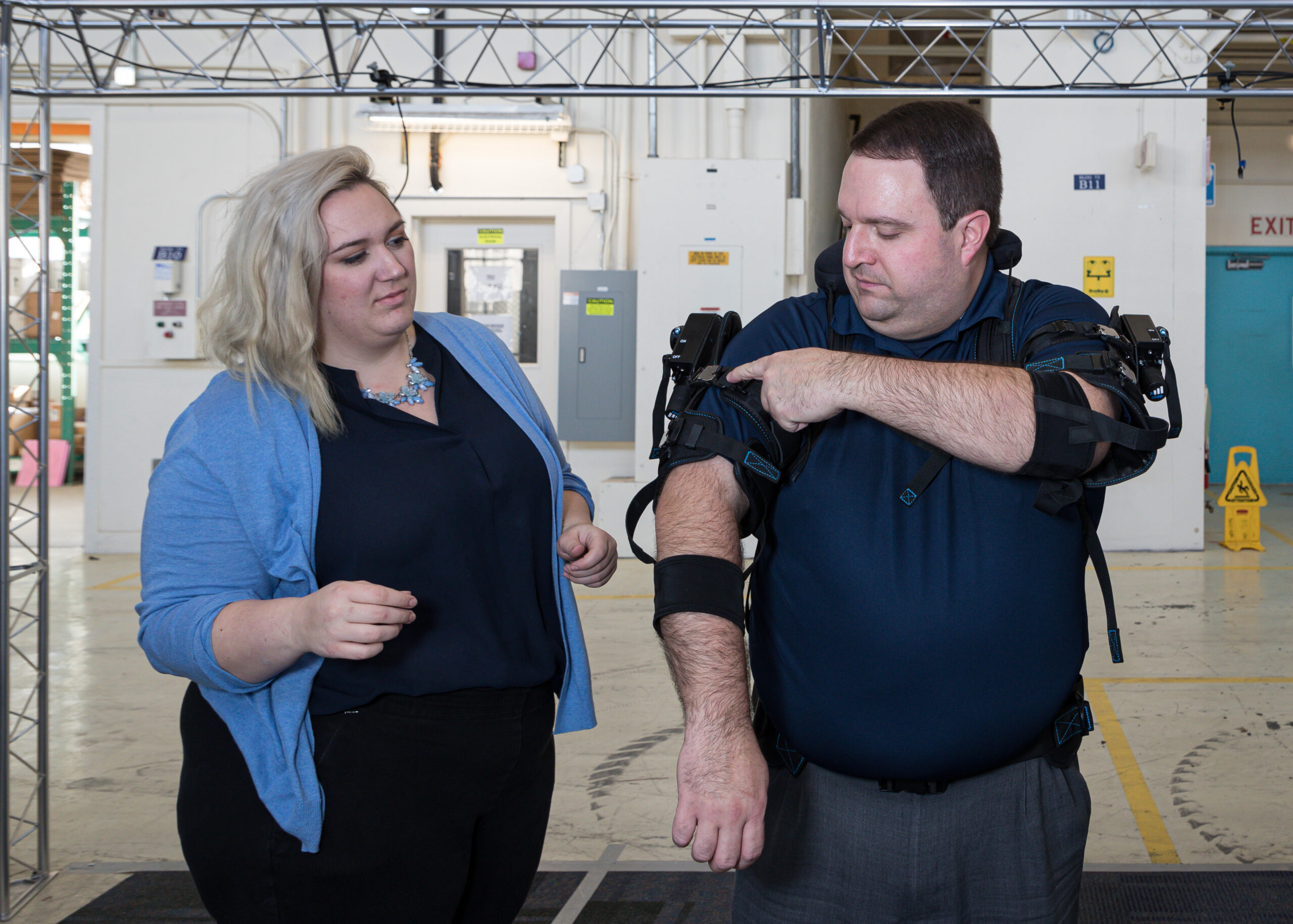 Naval Undersea Warfare Center (NUWC) Division, Keyport test exoskeleton