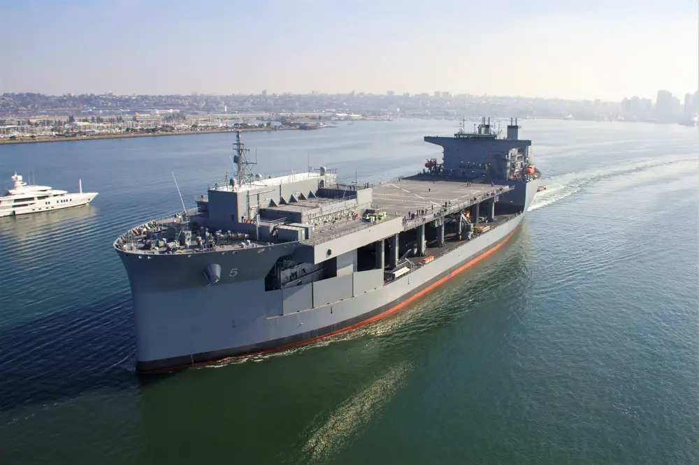 Navy Accepts Delivery of USNS Miguel Keith (ESB 5)