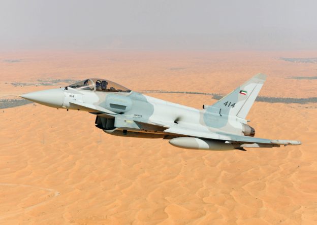Kuwait Air Force Eurofighter Typhoon multi-role fighter aircraft
