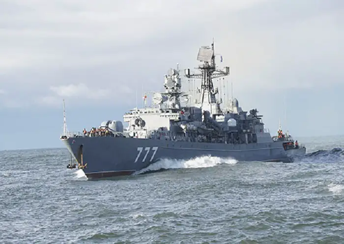 Russian Baltic Fleet Neustrashimyy-class frigate Yaroslav Mudry