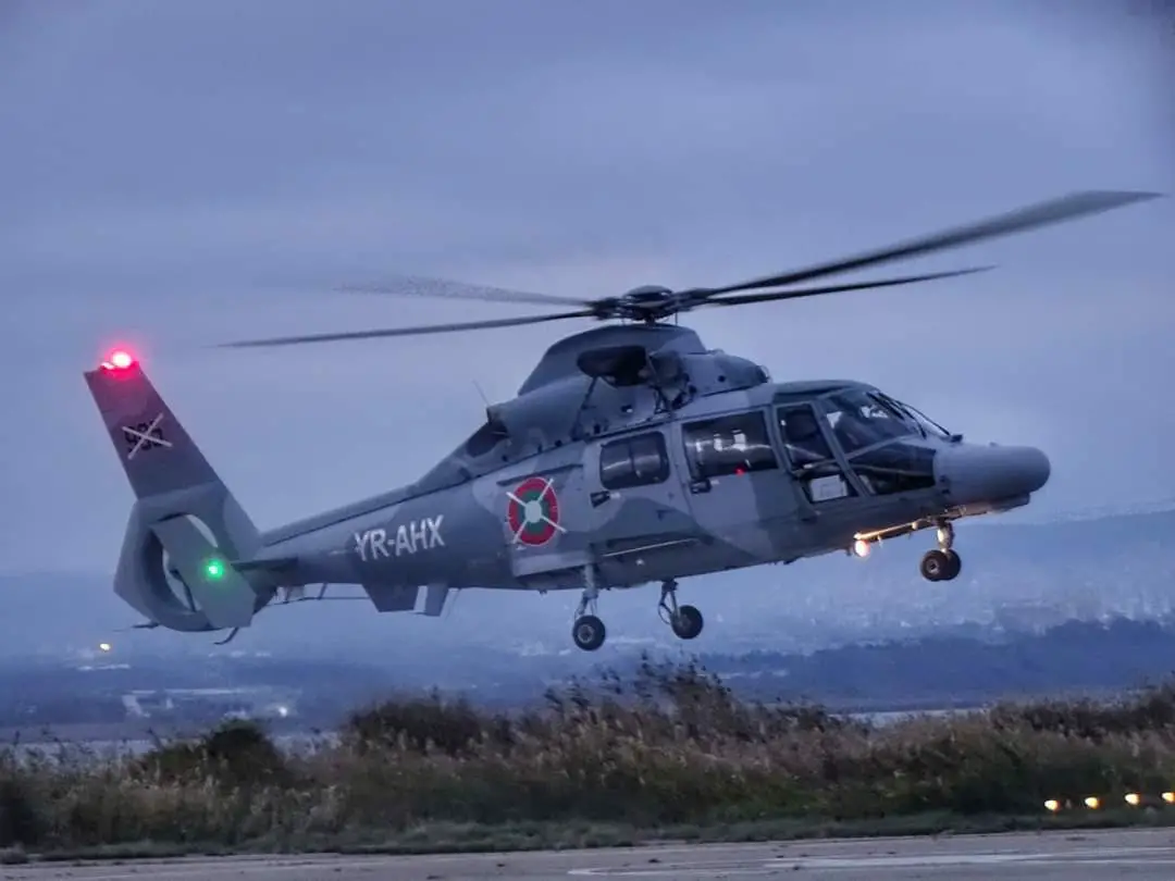 Bulgarian Navy AS365N3+ Dauphin Helicopter