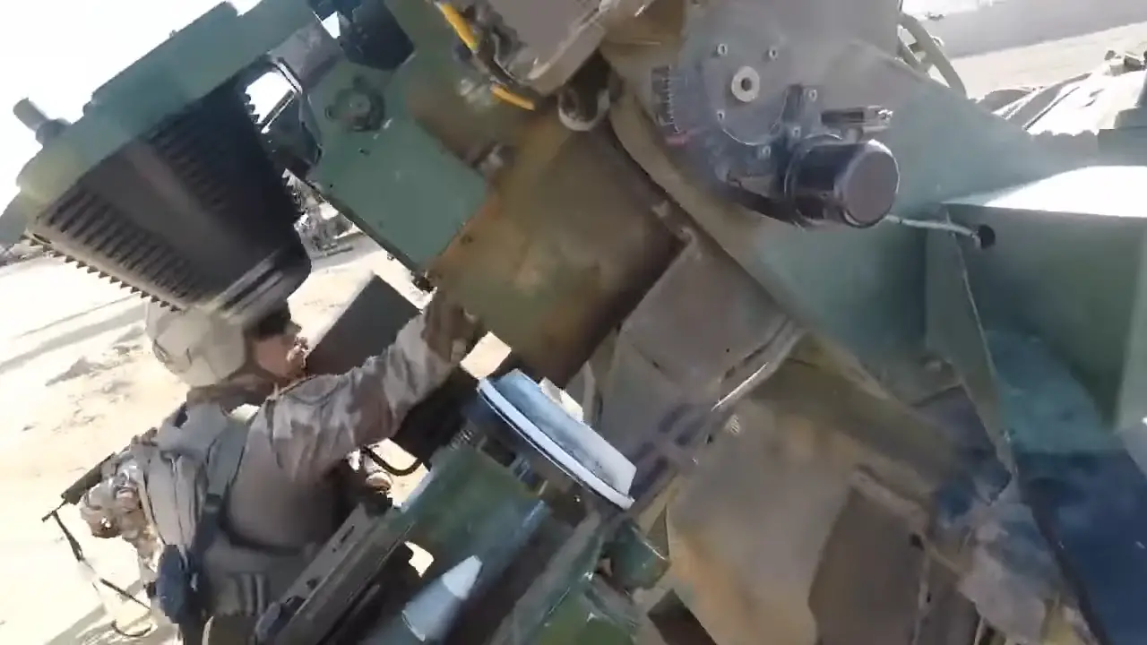 French Artillery Engage ISIS with CAESAR 155mm Self Propelled Howitzers