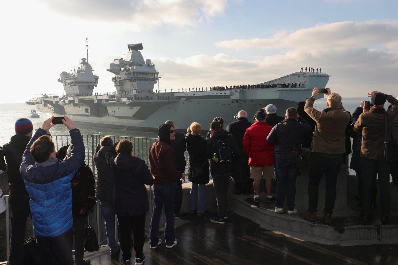 HMS Queen Elizabeth carrier strike