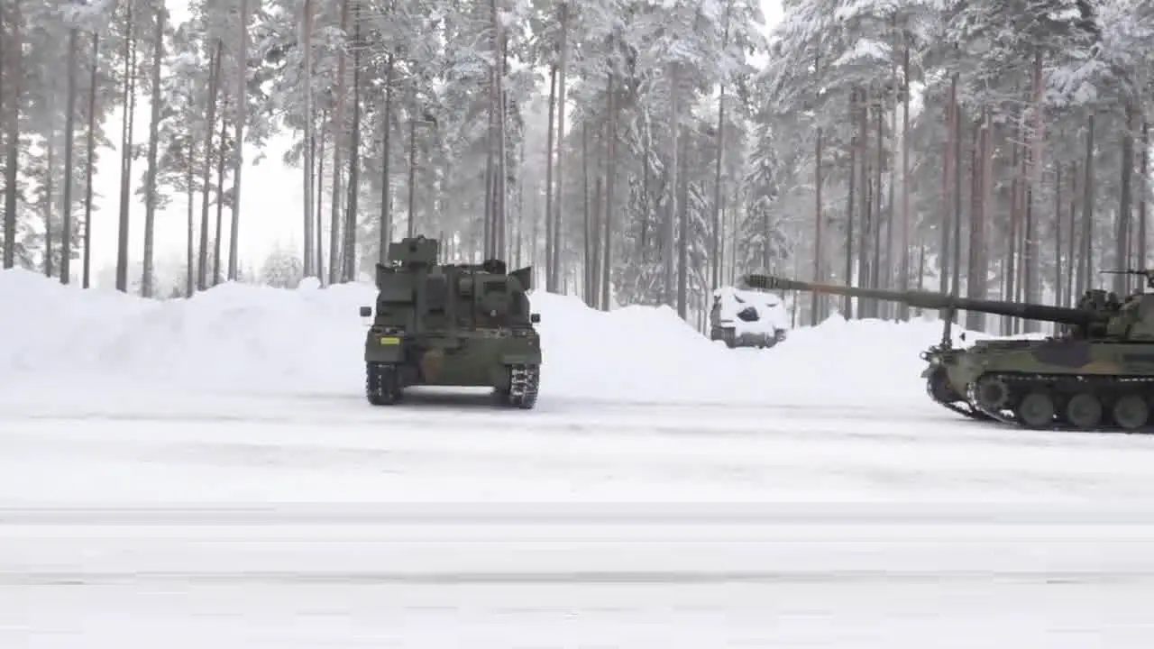 Norway  K10 automatic ammunition resupply vehicle