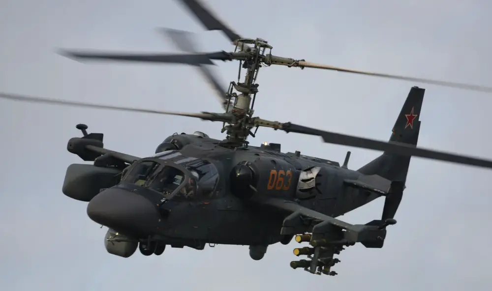 Russian Ðelicopters Ka-52M Alligator Attack Helicopter