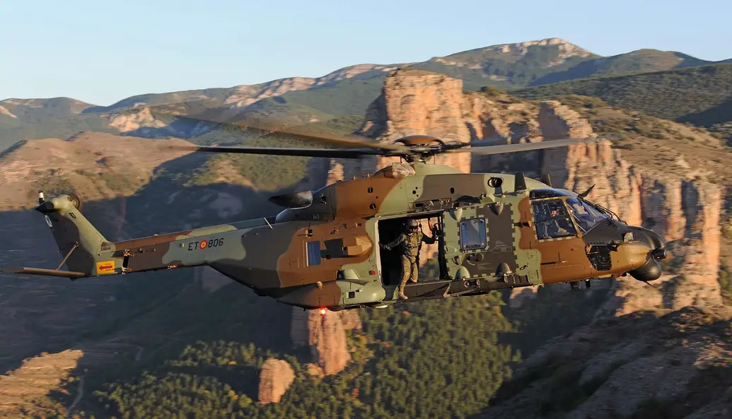 Spanish Army Airmobile Force (FAMET) NH90 tactical transport helicopter