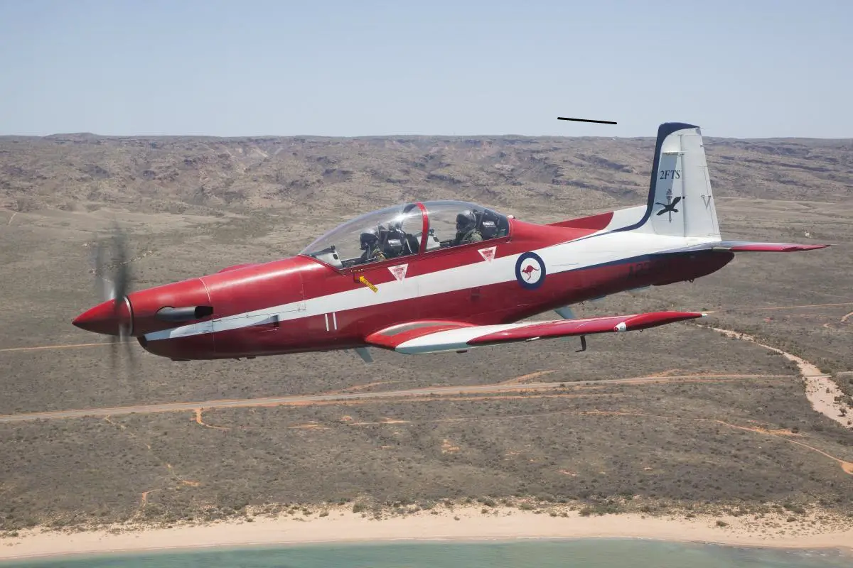 The PC-9/A is designed by Pilatus Switzerland and built under license by Hawker de Havilland in Sydney. It was introduced to the Royal Australian Air Force (RAAF) in 1987, with pilot training commencing in 1989.