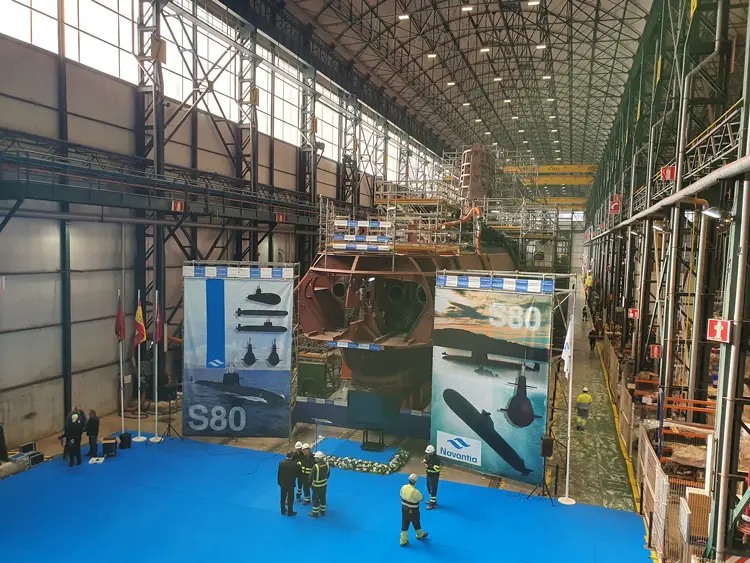 The pressure hull of the future Spanish Navy submarine S81 â€˜Isaac Peral' was closed on Dec. 18 at Navantia's Cartagena shipyard. 