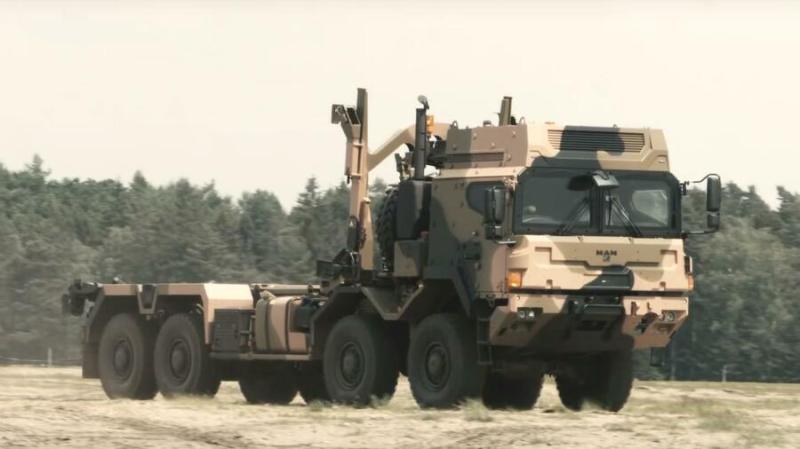 With 90 undelivered HX81 trucks left in limbo by Berlin's sudden freeze on military equipment deliveries to Saudi Arabia, Rheinmetall sued and this week an administrative court in Frankfurt overturned the ban. (Rheinmetall photo)