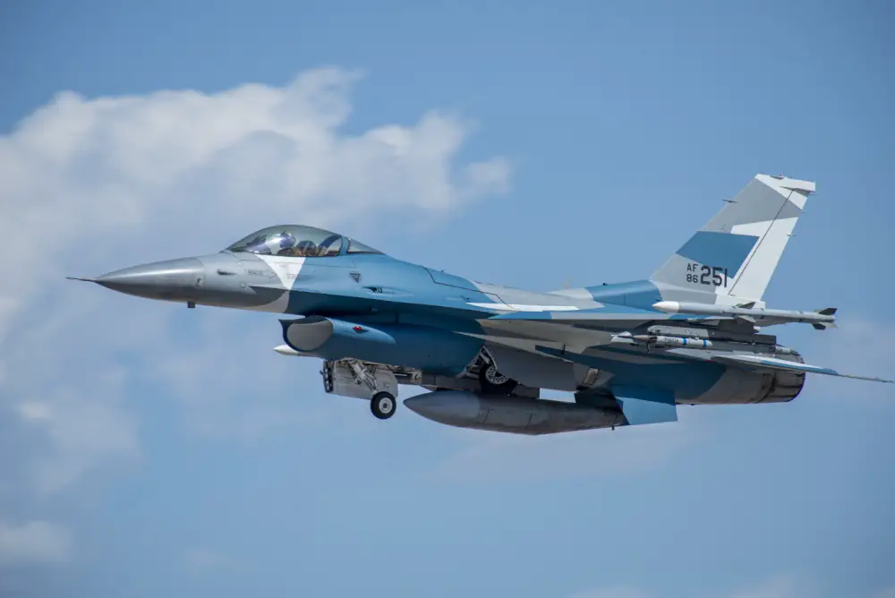 64th Aggressors Squadron  F-16 Fighting Falcon fighter jet