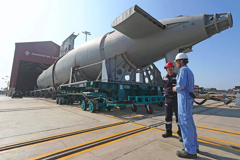 BAP Chipana (SS-34) undergoing upgrades during a modernization program in Peru.