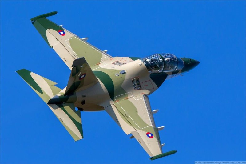 Lao People's Liberation Army Air Force Yakovlev Yak-130 jet trainer and light fighter