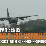 Japan Air Self-Defense Force (JASDF) C-130s transport planes