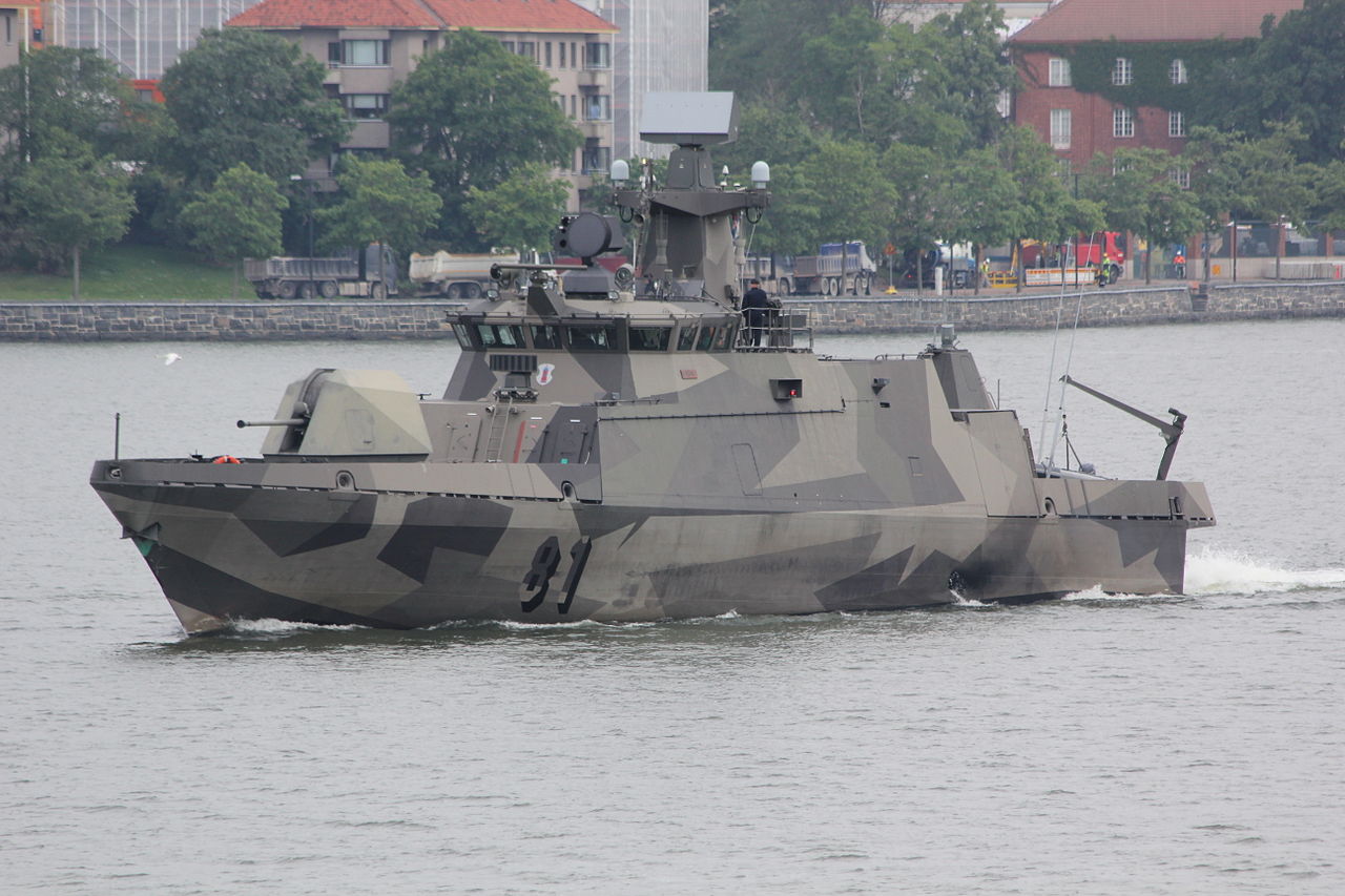Finnish Navy FNS Tornio (Pennant number 81) Hamina-class missile boat