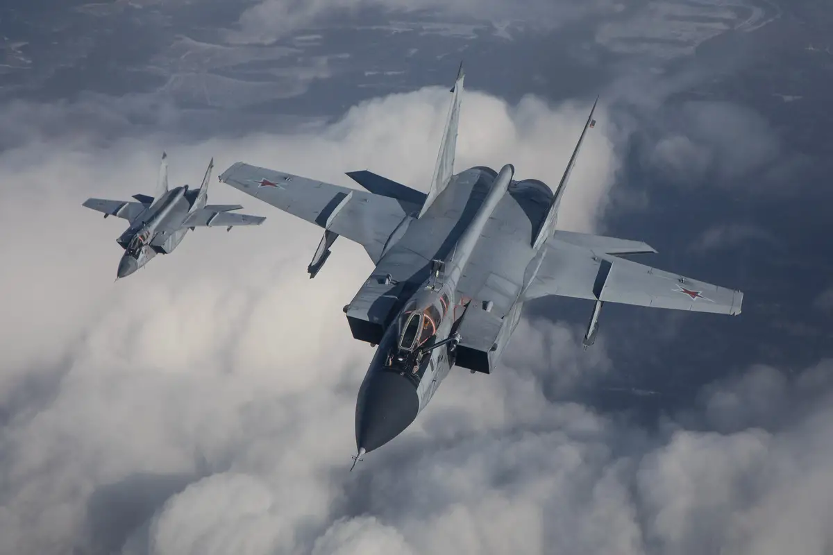  Russian Air Force MiG-31BM Fighter Jets