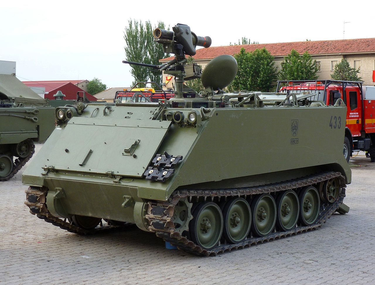 Spanish Army M113 A2 TOA Milan Misil Contracarro (MCC)