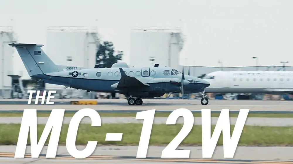 U.S. Air Force 137th Special Operations Wing MC-12W Aircraft